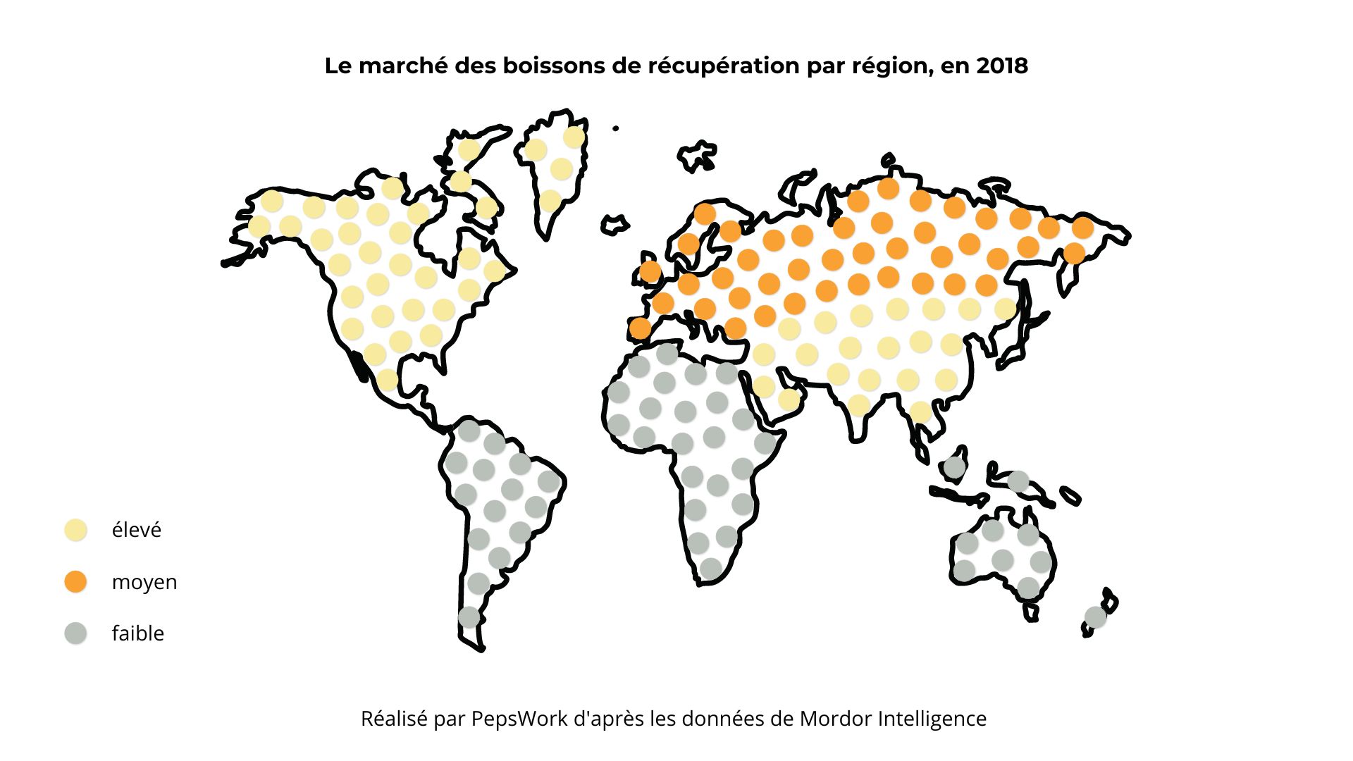 Le marché des boissons de récupération par région