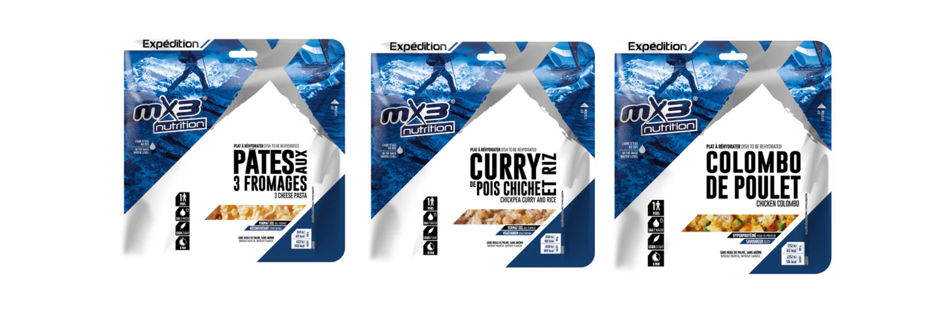 MX3 Nutrition - alimentation nomade