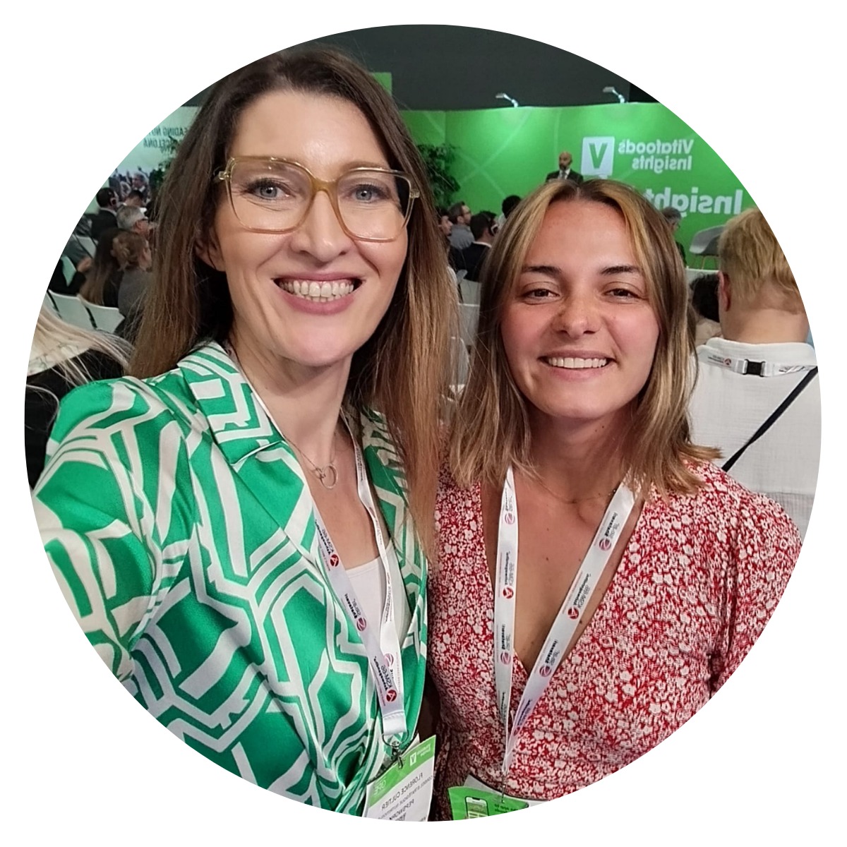 Florence et Emma au salon Vitafoods